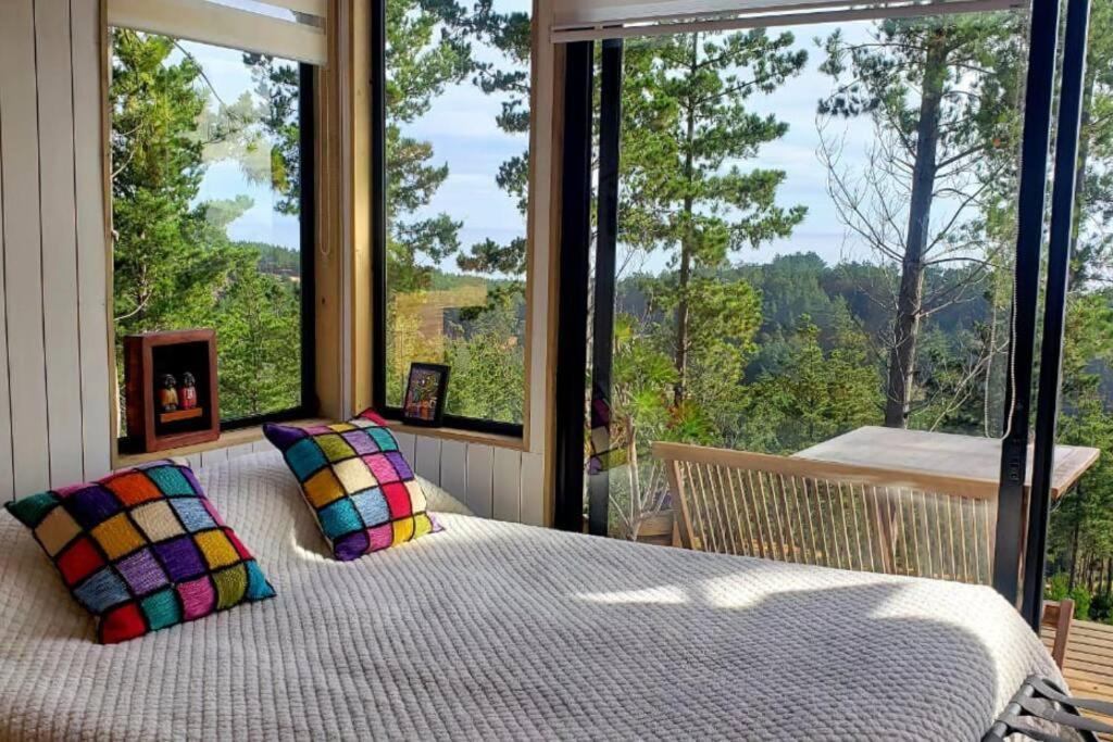 Casa de férias Tinyhouse Boyeruca Lodge. Maravillosas Vistas De Bosque, Mar Y Cielo