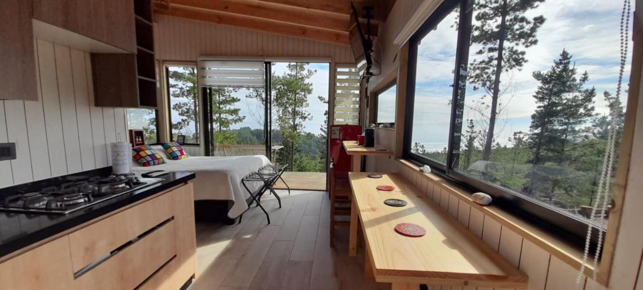Casa de férias Tinyhouse Boyeruca Lodge. Maravillosas Vistas De Bosque, Mar Y Cielo *